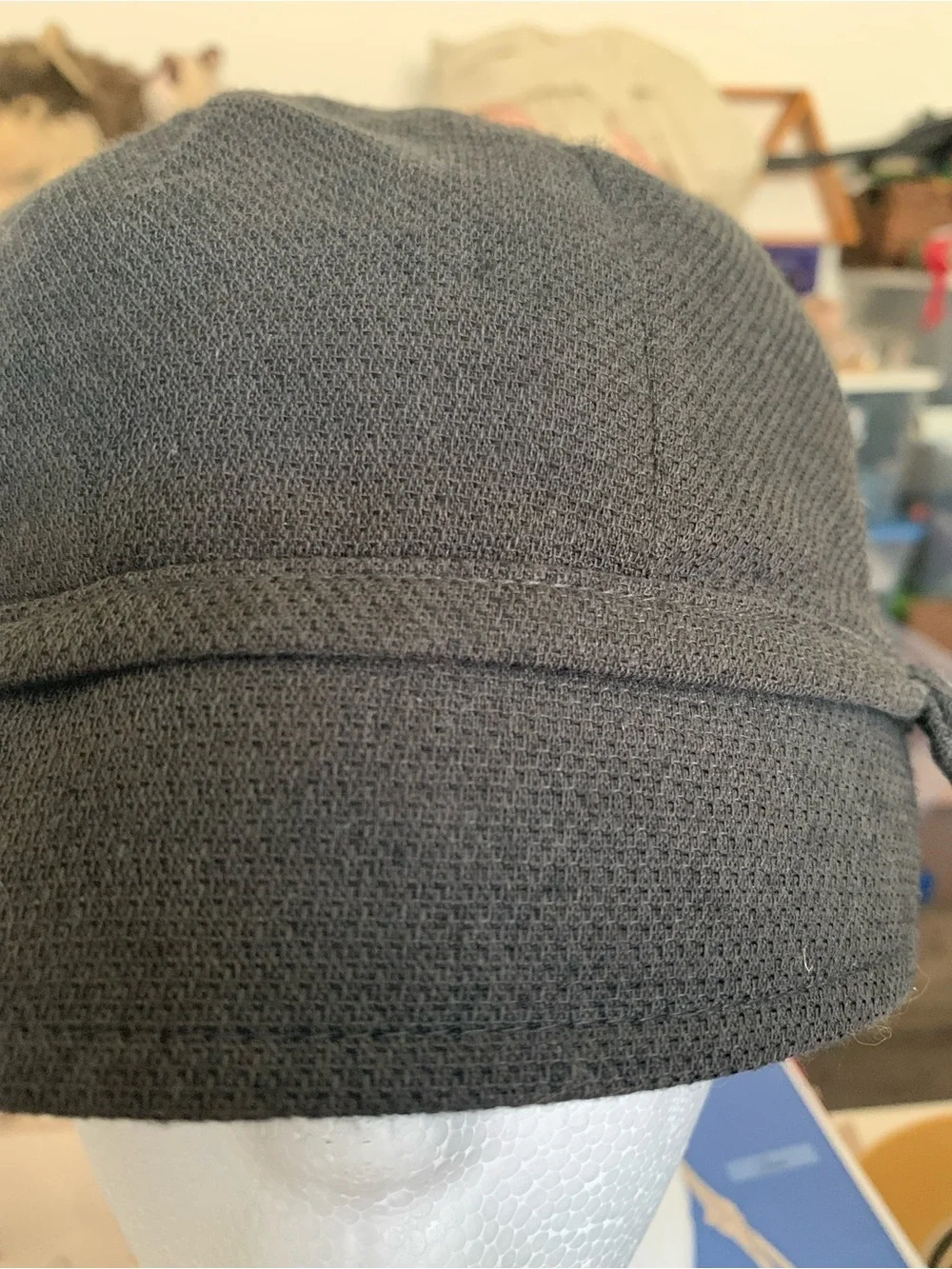 Goorin Bros Women’s Dark Gray Newsboy Cap Large Baker Boy Cabbie Hat